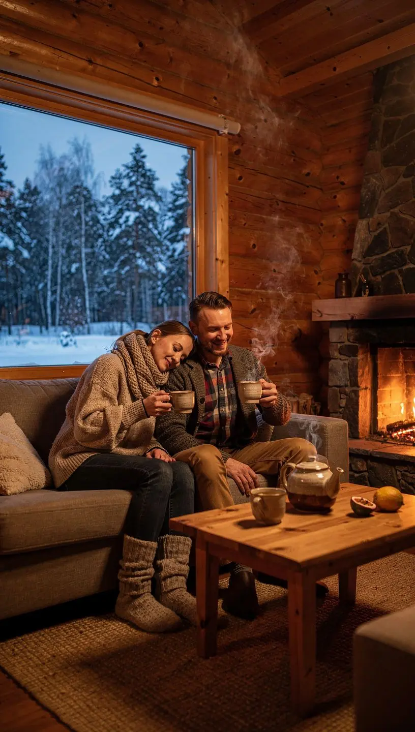 Rami aplinka su arbatos puodeliu ir natūraliais ingredientais, skatinančiais atsipalaidavimą.