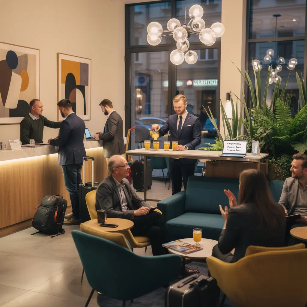 Aistringojo vaisiaus arbatos puodelis su garuojančia, ryškiai gelsva skysčiu.